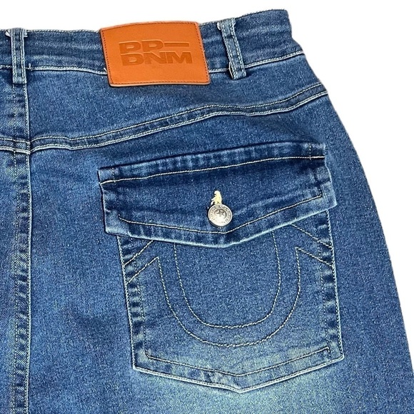 Princess Polly High Waist Straight Leg Jeans Medium Wash Sz 8 - Picture 6 of 9